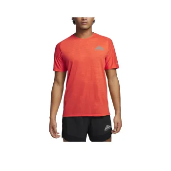 Nike Dri FIT Short Sleeve Running Top T Shirt Men's Universe Clay