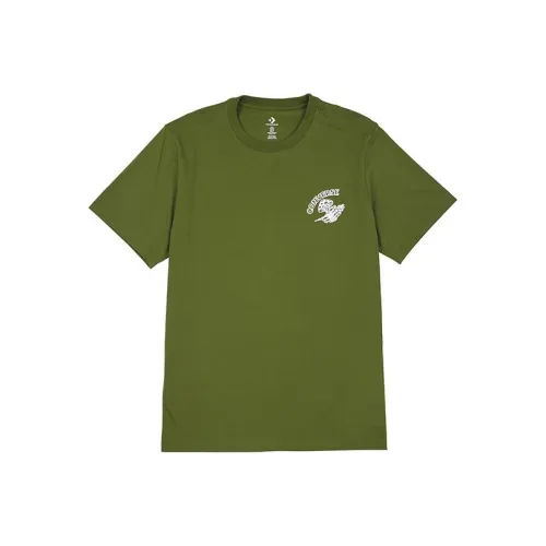 Converse CHUCK Tour T Shirt Unisex Oil Green