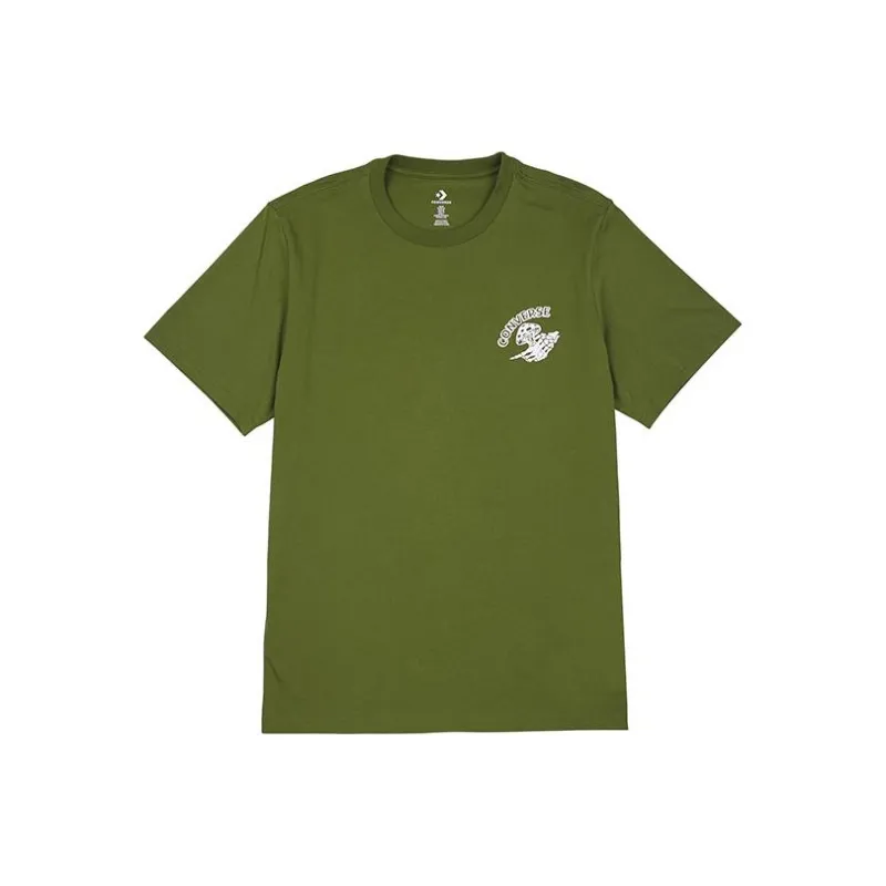 Converse CHUCK Tour T Shirt Unisex Oil Green-0
