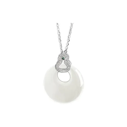 ZUIWENGLANGYASHANWENCHUANG Chalcedony Necklaces Women's