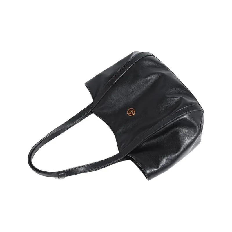 H YXIANG PU Portable Crossbody Bag, Shoulder Bag Regular Women's Black/Brown-1