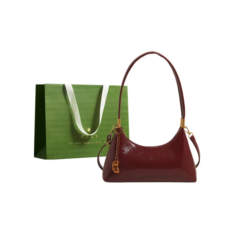 Three Ducklings PU Crossbody Bag Shoulder Bag Women's Ecru/Pink/Khaki/Green/Red/Black-16