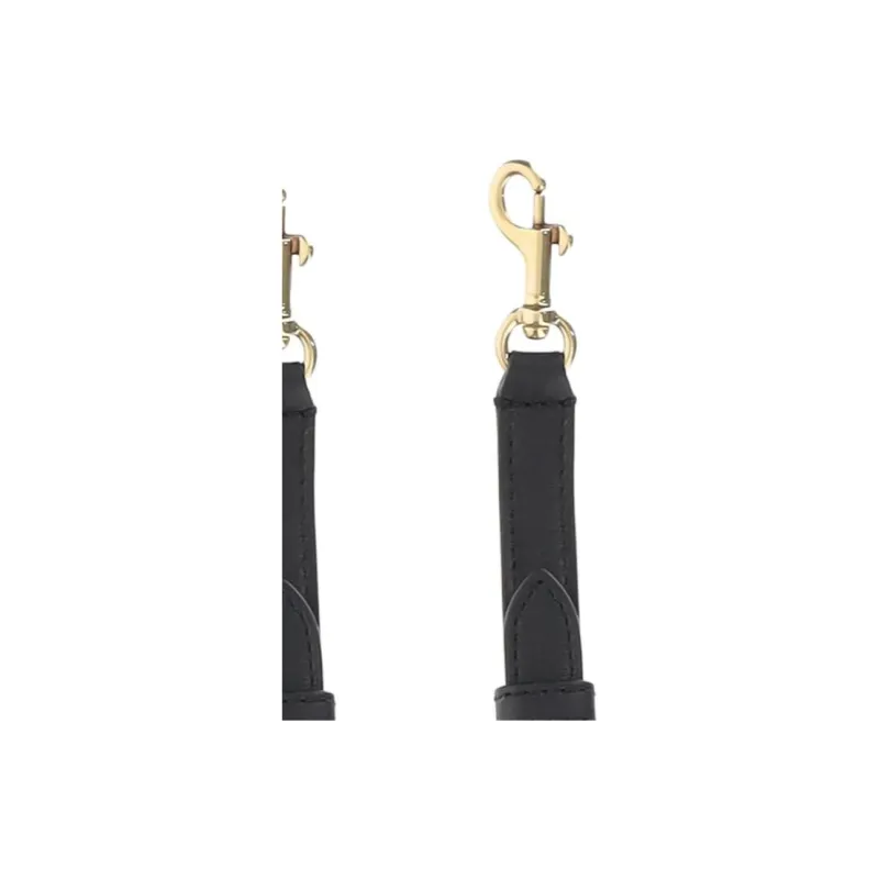 Balenciaga Leather Shoulder Straps Women's Black-2