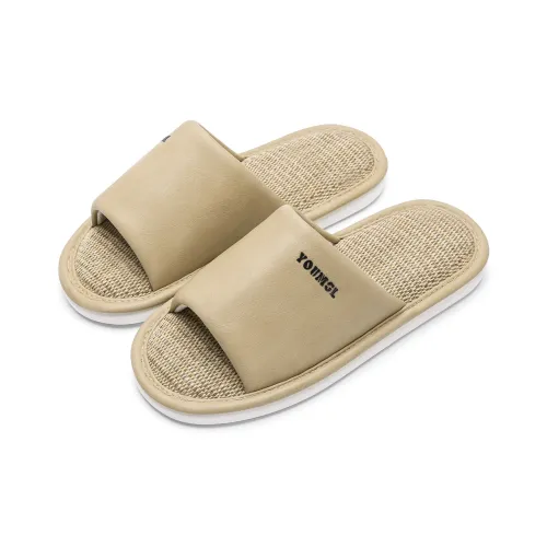 Thin Strips Slippers Unisex, Black