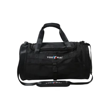 Deli Bear Nylon Travel Bag Unisex Black/Red/Yellow/Pink/Khaki/Green