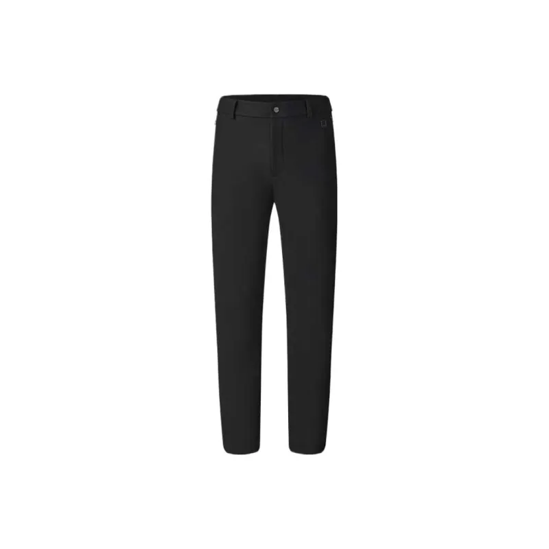 FILA Golf Series SS25 Knitted Sports Pants Men's Pitch Black-0
