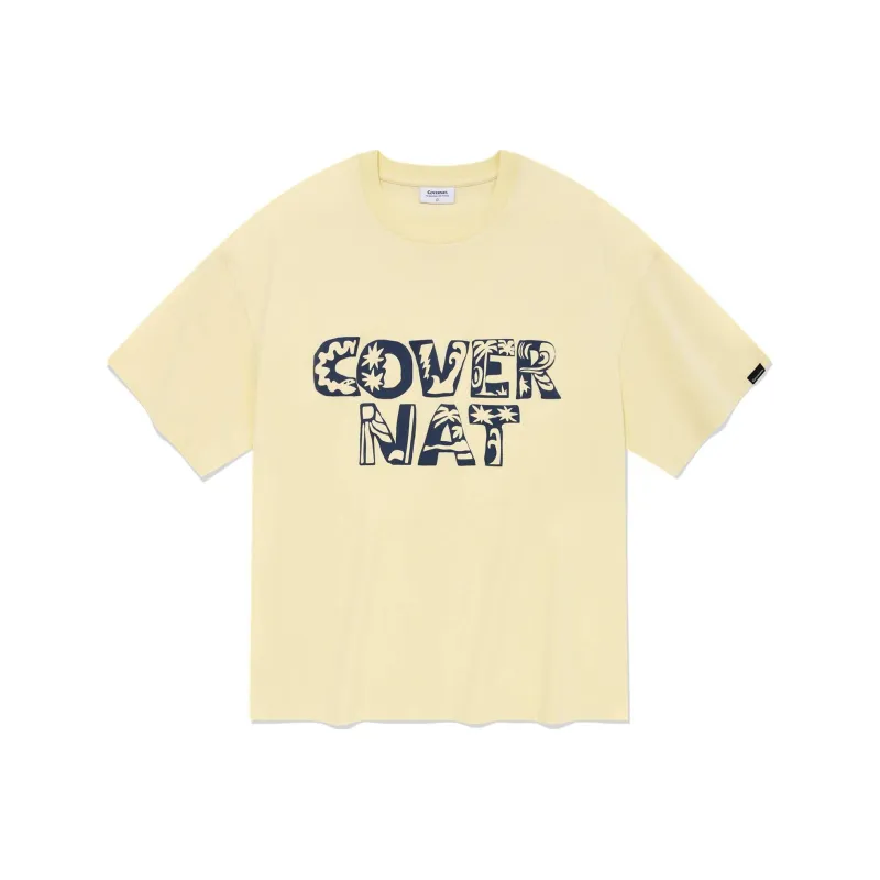 COVERNAT SS24 T Shirt Men's Light Yellow-0
