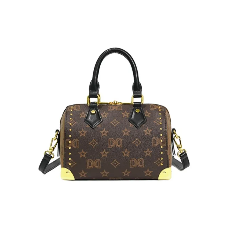 DAPHNE PVC One Shoulder Handbag Medium Size Women's Multicolor-4