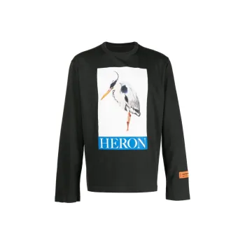 HERON PRESTON Heron Bird Painted T shirt