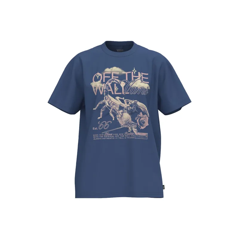 Vans Clouded Oversized T-Shirt T-Shirt Unisex Blue-0