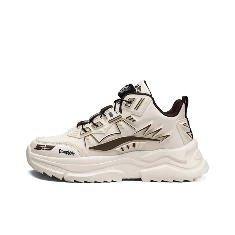 Budding Bear Slip Resistant, Abrasion Resistant, Lightweight, Height Increasing Low Top Chunky Sneakers Men's-1