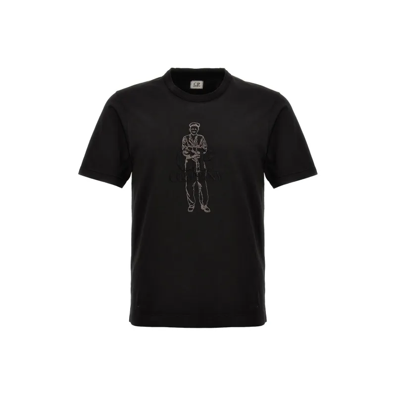 C.P.Company T Shirt Men's Black-0