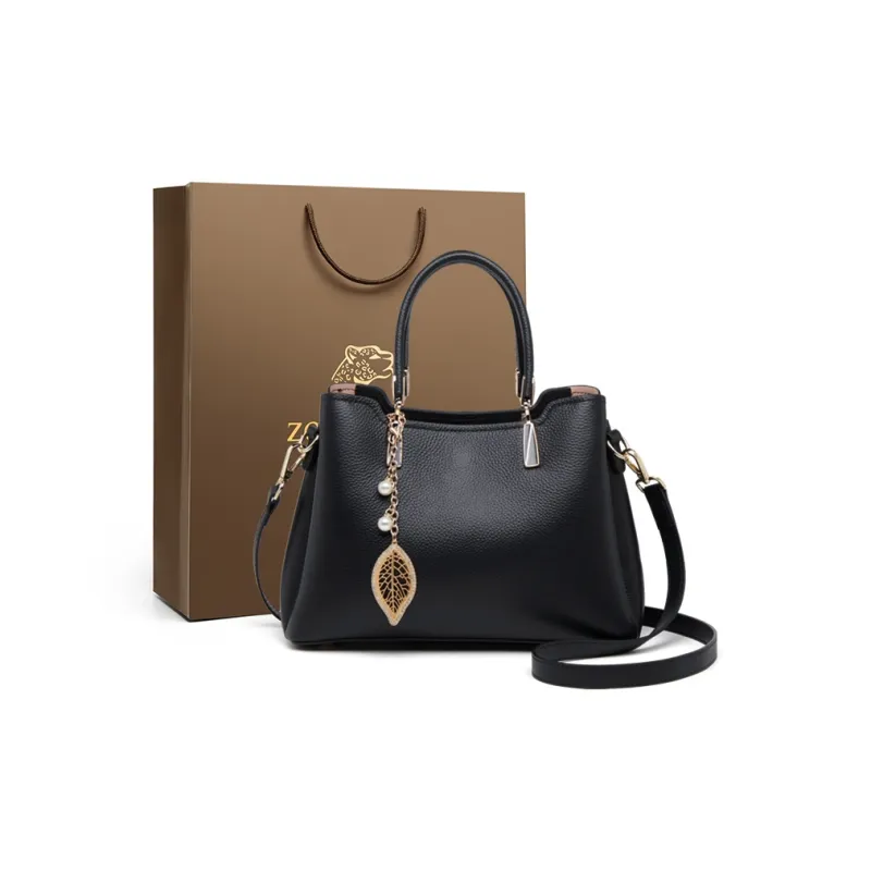 ZOOLER Top Grain Cow Leather Handbag Regular Women's Multicolor-15
