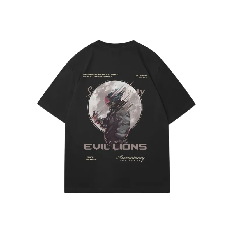 Evil Lions T Shirts Unisex-8