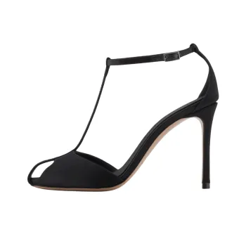 EMPORIO ARMANI 95mm T bar Heeled Pumps