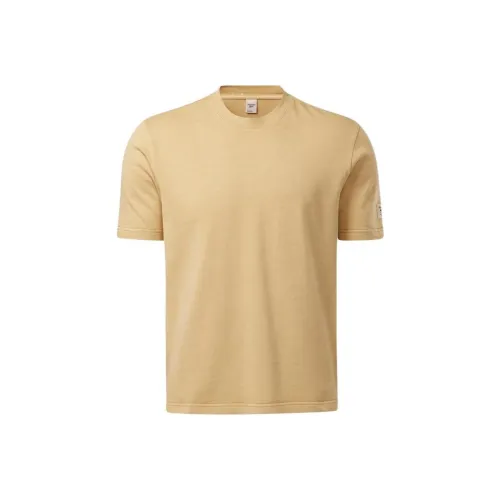 Reebok TEE T-Shirt Unisex Beige Yellow