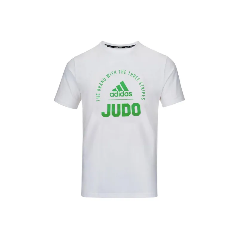 Adidas T Shirt Men's White Green-0