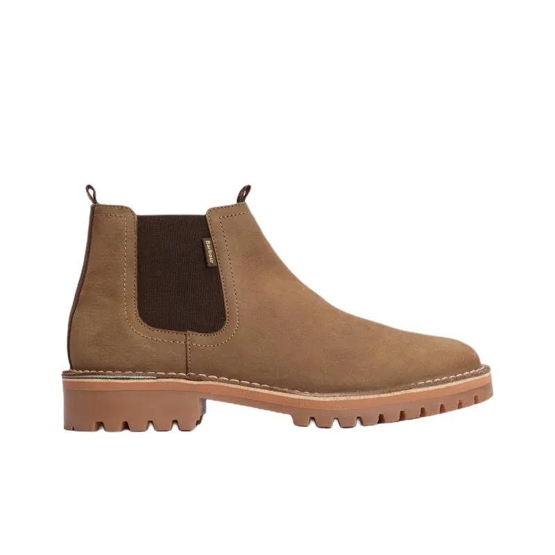 BARBOUR Abel Short Chelsea Boots Men's Taupe-1