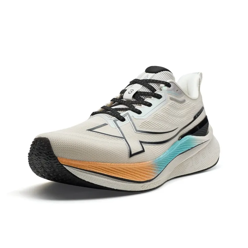 XTEP 2000km 3.0 Anti Slip Wear Resistant Low Top Training Running Shoes Men's White-1