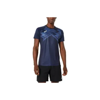 Asics T Shirts Men Blue