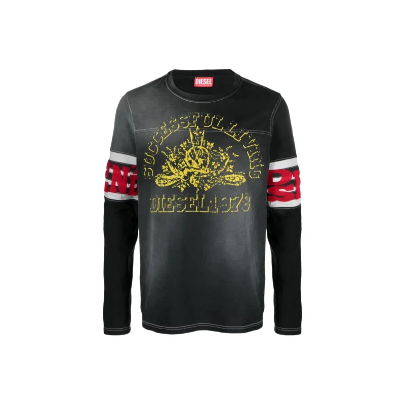 DIESEL T Shirts Men Black-0