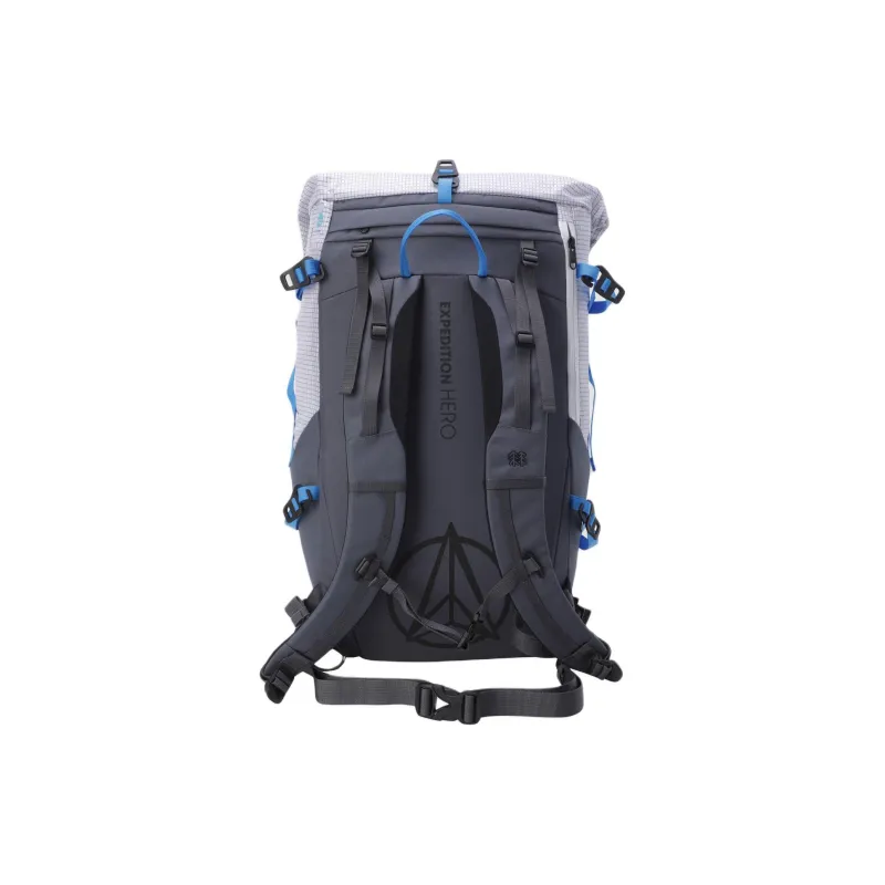 KOLON SPORT HERO Mountaineering Bag Outdoor Bag Nylon 28L Gray White Unisex-1