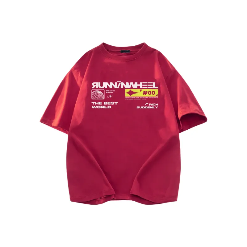 RUNNINWHEEL T Shirts Unisex-17