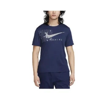 Nike Dri-Fit UV Miler Run Division T-Shirt Men's Dark Blue