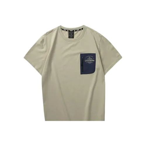 Skechers Stroll T Shirts Men Rock Beige/00V8