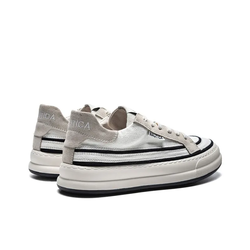 NAUTICA Slip Resistant, Abrasion Resistant, Lightweight, Breathable, Height Increasing Low Top Skateboard Shoes Men's-3