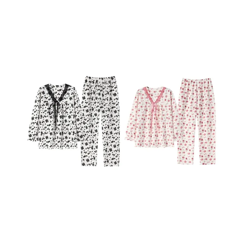 Herbal Primer Pajama Set Women's Combo Set-39
