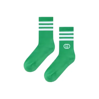 GUCCI Mid Calf Socks Unisex 1 Pack Green