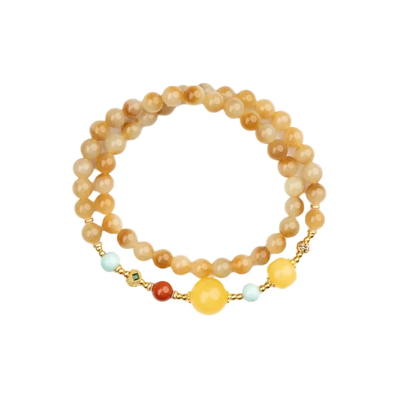 Xianyuan Hetian Jade Bracelets Sugar Jade Unisex-0