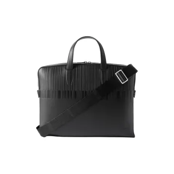 PS By Paul Smith Cow Leather Briefcases Men's Black