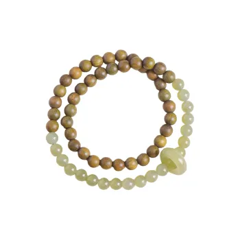 Moonstone Edge Hetian Jade Bracelets White Jade/Pale Greenish White Jade Women's