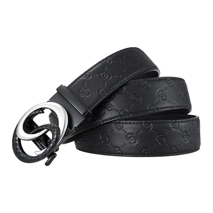 JONNY MOORE Top Grain Cow Leather Belts Men's 3.5CM-6