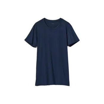 UNIQLO AIRism Mesh Series T Shirt Men's Navy Blue