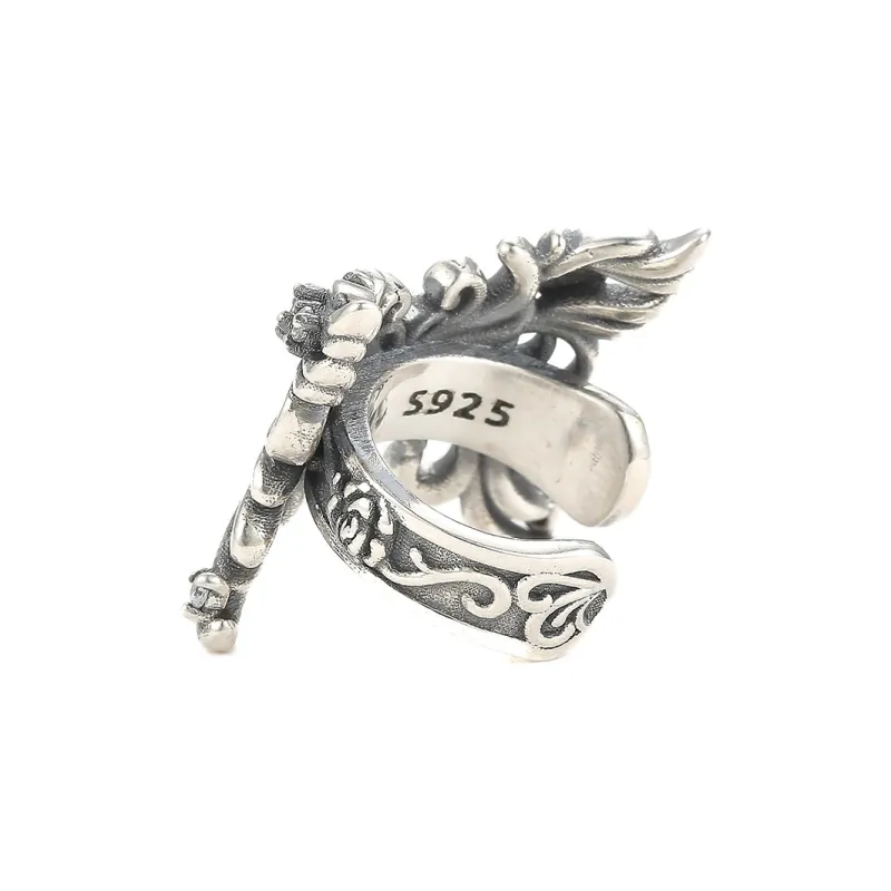 Ruibeila 925 Sterling Silver Clip On Earrings Men's-2