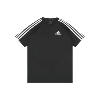 Adidas Football T Shirt Men's Black
