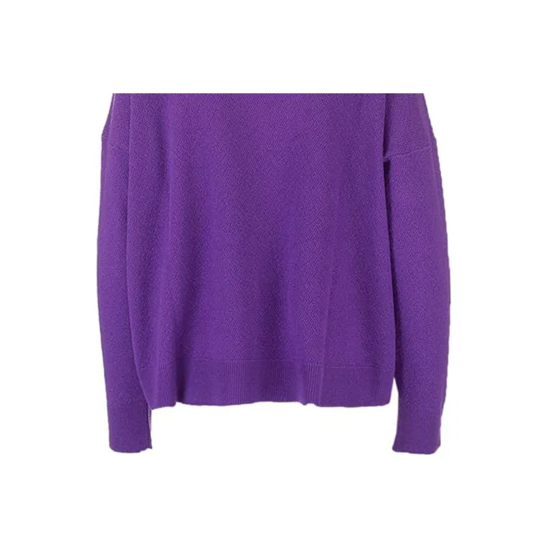 LOEWE Cashmere Sweaters Women's Purple-2