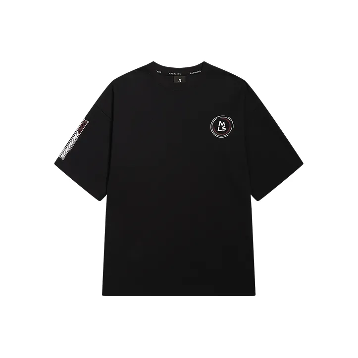 Magn Lens T Shirts Men Black-0