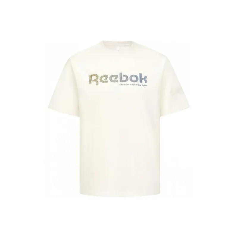Reebok Graphic Tee U T Shirt Unisex Raw White-0