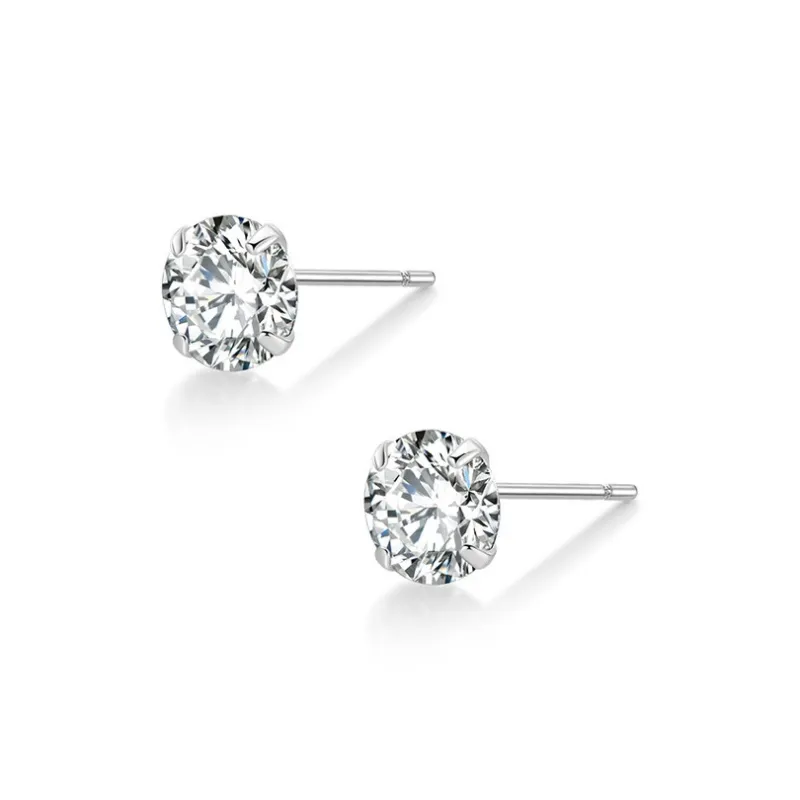 STARKING S925 Silver Stud Earrings Women's-0