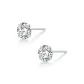 925 Silver Stud Earrings, 3mm, 1 Pair