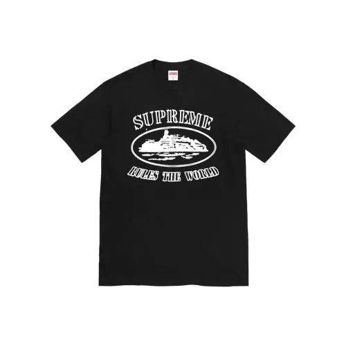 Corteiz X Supreme Corteiz Co brand T Shirts Unisex Black