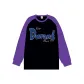 Black Body with Purple Sleeves