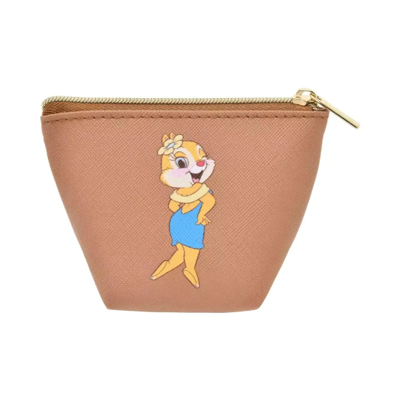 Disney Print Wallet Small Size Unisex Brown-2