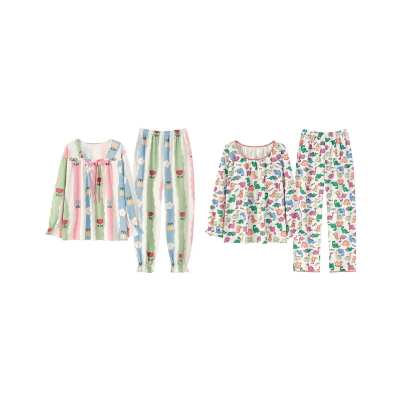 Herbal Primer Pajama Set Women's Combo Set-29