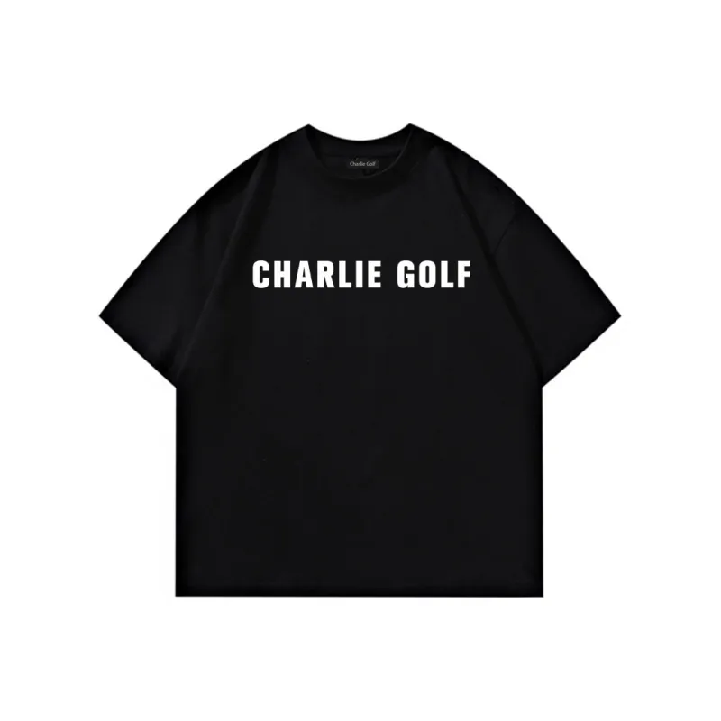 CHARLIE GOLF T Shirt Unisex White-3