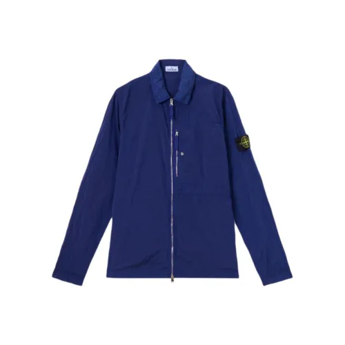 STONE ISLAND Jackets & Coats Men's Bright Blue
